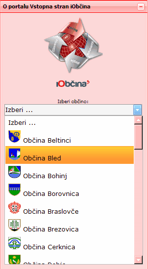 Dostop do portala iObčina